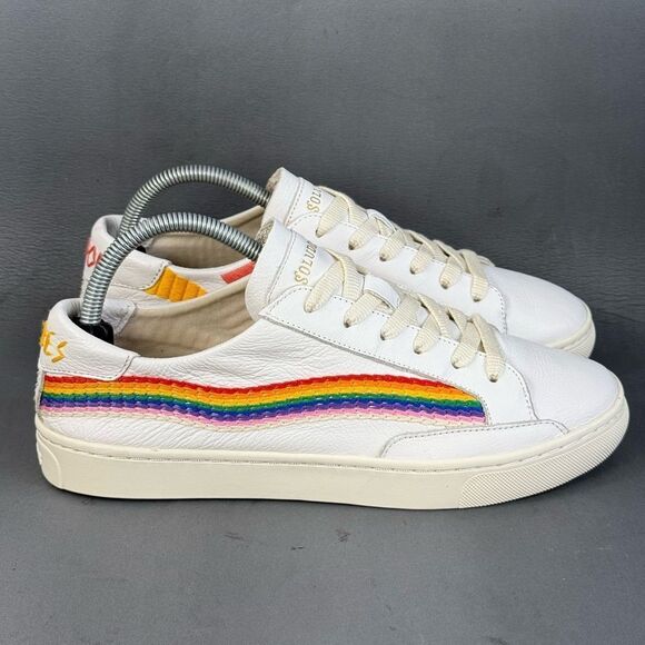 SOLUDOS Ibiza sneaker shoes X Lockhart Embroidery women’s size 9 - Picture 1 of 9